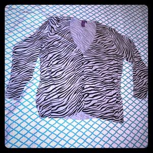 Zebra print Cardigan